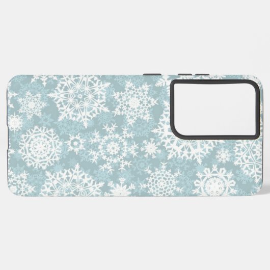 Coque Samsung Galaxy Motif Snowflake (Côté gauche)