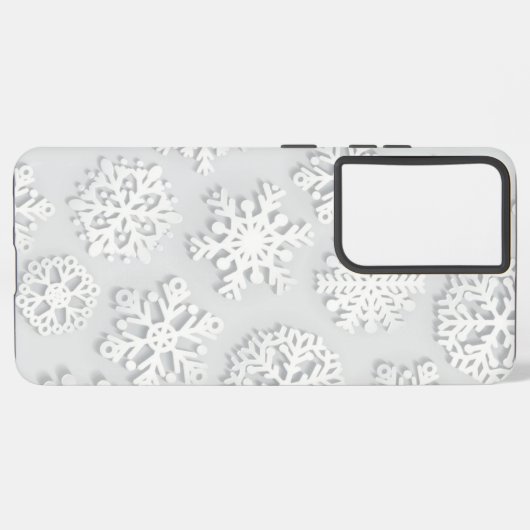 Coque Samsung Galaxy Motif Snowflake (Côté gauche)