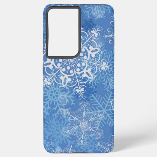 Coque Samsung Galaxy Motif Snowflake (Verso)