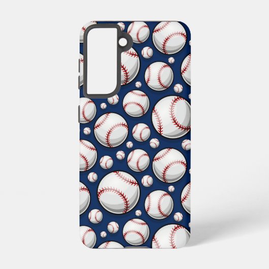 Coque Samsung Galaxy Motif sportif de baseball (Verso)