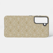 Coque Samsung Galaxy Motif Taika en or et blanc (Verso Horizontal)