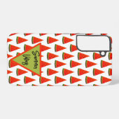 Coque Samsung Galaxy Motif Tranches de Pastèque Ambiance Été (Verso Horizontal)