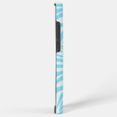 Coque Samsung Galaxy Motif Zèbre Bleu (Côté droit)