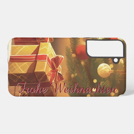 Coque Samsung Galaxy Motiv, mit Geschenken unterm Weihnachtsbaum 37016 (Verso Horizontal)