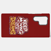 Coque Samsung Galaxy Motivation "Continuez à avancer vers vos rêves" (Verso Horizontal)