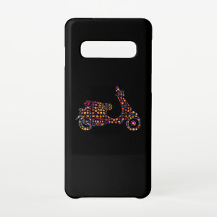Coque Samsung Galaxy S10 Motocyclette à moteur à fleurs