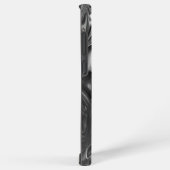 Coque Samsung Galaxy Moulage d'argent et de noir (Côté droit)