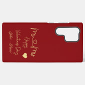 Coque Samsung Galaxy Mr & Mrs Happy Valentine's Day (Verso Horizontal)