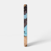 Coque Samsung Galaxy Mur bleu et porte (Côté gauche)