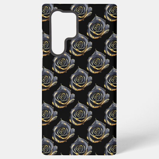 Coque Samsung Galaxy Mystérieux rose noir (Verso)