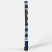 Coque Samsung Galaxy Navy Gingham Check MagSafe Tough (Côté droit)