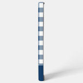 Coque Samsung Galaxy Navy Gingham Check MagSafe Tough (Côté gauche)
