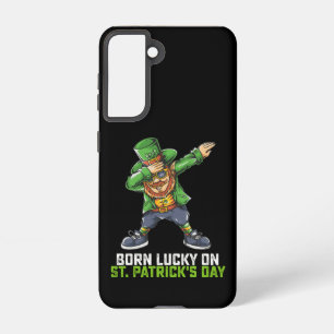 Coque Samsung Galaxy Né Lucky Sur St Patrick's Day Dabbing Birthday