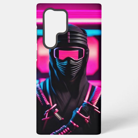 Coque Samsung Galaxy néon ninja (Verso)