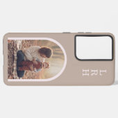 Coque Samsung Galaxy Neutral Arch Frame Photo Monogram (Côté gauche)