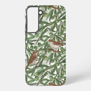 Coque Samsung Galaxy Nightingales dans l'olivier