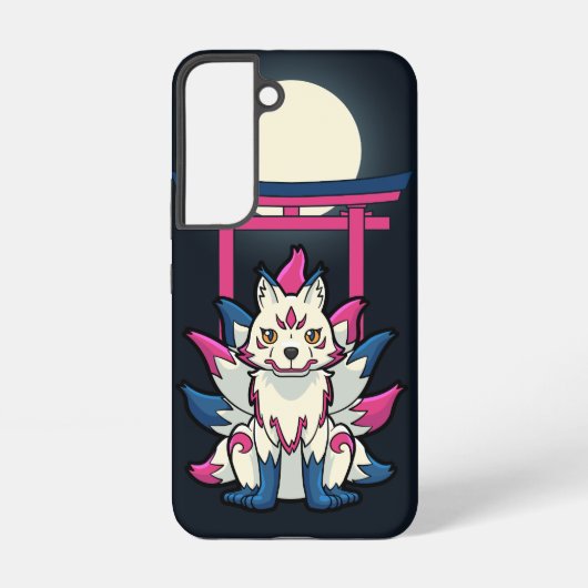 Coque Samsung Galaxy Nine-Tailed Kitsune Fox- Fun Yokai (Verso)