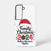Coque Samsung Galaxy Noël de famille 2024 Rassembler les souvenirs (Verso)