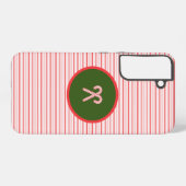 Coque Samsung Galaxy Noël/menthe poivrée (Verso Horizontal)