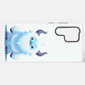 Coque Samsung Galaxy Noël mignon/yeti d'hiver (Verso Horizontal)