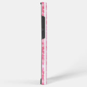 Coque Samsung Galaxy Noël rose et blanc Joie Reindeer (Côté droit)