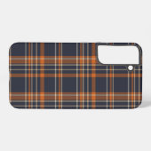 Coque Samsung Galaxy Noël rustique/plaid d'hiver   (Verso Horizontal)