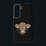 Coque Samsung Galaxy Noël Vache Luminaire Ferme Fermier Noël<br><div class="desc">Noël Vache Luminaire Ferme Fermier Noël</div>