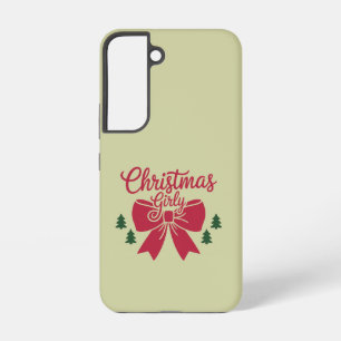 Coque Samsung Galaxy Noeud pour arbre de Noël féminin Cadeau esthétique