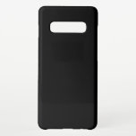Coque Samsung Galaxy S10  Noir<br><div class="desc">Un Coque Samsung Galaxy S10  de couleur foncée et solide. Ce noir est noir pur. Cliquez sur "Personnaliser" pour changer de couleur ou pour ajouter un motif ou un design. Code hexadécimal du produit : #000000</div>