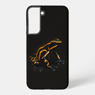 Coque Samsung Galaxy Noir 4 Luxe Galaxy S22 Plus, Grenouille Noir Orang