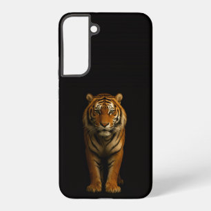 Coque Samsung Galaxy Noir 4 Luxe Galaxy S22 Plus, Noble Tiger