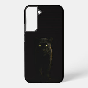 Coque Samsung Galaxy Noir 4 Luxe Galaxy S22 Plus, Panthère noire