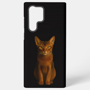 Coque Samsung Galaxy Noir 4 Luxe Galaxy S22 Ultra, Beauté Abyssinienne