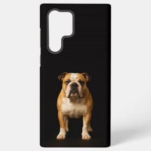 Coque Samsung Galaxy Noir 4 Luxe Galaxy S22 Ultra, Bulldog de Stamina