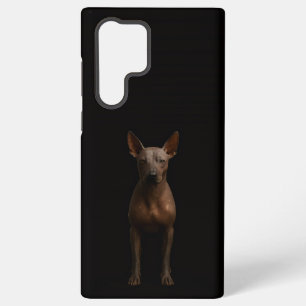 Coque Samsung Galaxy Noir 4 Luxe Galaxy S22 Ultra, Chien Pila Argentin