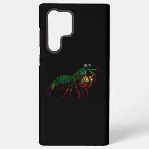 Coque Samsung Galaxy Noir 4 Luxe Galaxy S22 Ultra, Crevette Mantis