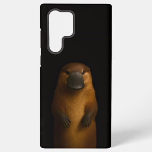 Coque Samsung Galaxy Noir 4 Luxe Galaxy S22 Ultra, Élégant Ornithorynqu