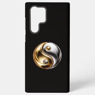 Coque Samsung Galaxy Noir 4 Luxe Galaxy S22 Ultra, Harmonie Yin Yang