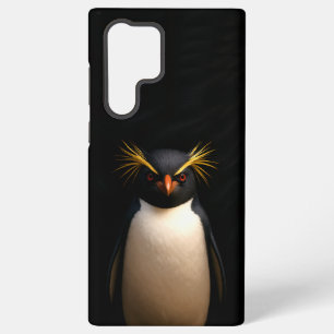 Coque Samsung Galaxy Noir 4 Luxe Galaxy S22 Ultra, Manchot Rockhopper