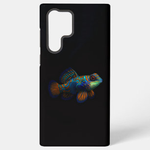 Coque Samsung Galaxy Noir 4 Luxe Galaxy S22 Ultra, Mandarin Dragonet