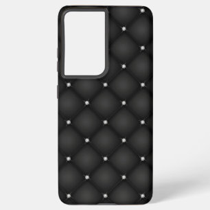 Coque Samsung Galaxy Noir de luxe avec diamant américain
