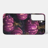 COQUE SAMSUNG GALAXY NOIR GOTHIQUE AVEC DES CITROUILLES ROULEAUX FONCÉS (Verso Horizontal)