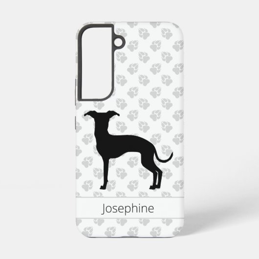 Coque Samsung Galaxy Noir (Ou Toute Autre Couleur) Iggy Silhouette & No (Verso)