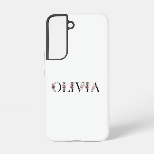 Coque Samsung Galaxy Nom Olivia (Verso)
