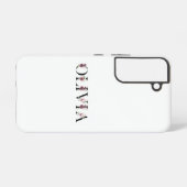 Coque Samsung Galaxy Nom Olivia (Verso Horizontal)