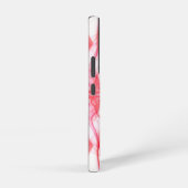 Coque Samsung Galaxy Nom personnalisé Fumée Rouge Symétrique Blanc (Côté droit)
