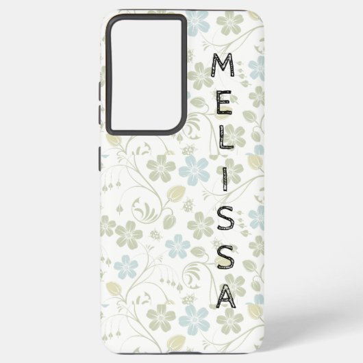 Coque Samsung Galaxy Nom personnalisé Galaxy S21 Ultra Coque (Verso)