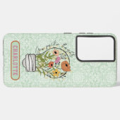 Coque Samsung Galaxy Nom personnalisé Pensées positives Inspiration (Côté gauche)