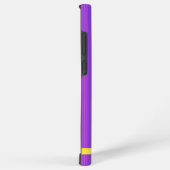 Coque Samsung Galaxy Nom personnalisé pourpre moderne (Côté droit)