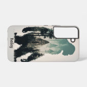 Coque Samsung Galaxy Nom personnalisé Sasquatch Big Foot Légende (Verso Horizontal)